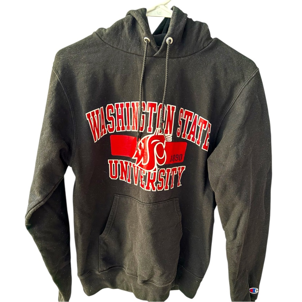 Champion Black Washington State University Hoodie